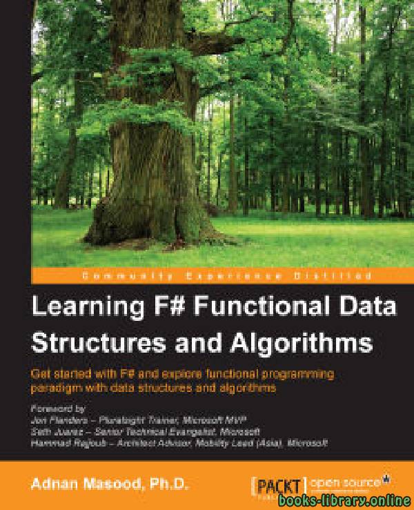 ❞ كتاب Learning F# Functional Data Structures and Algorithms ❝  ⏤ عدنان ماسود