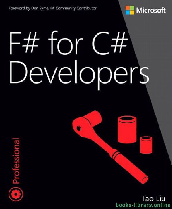 قراءة و تحميل كتابكتاب F# for C# Developers PDF