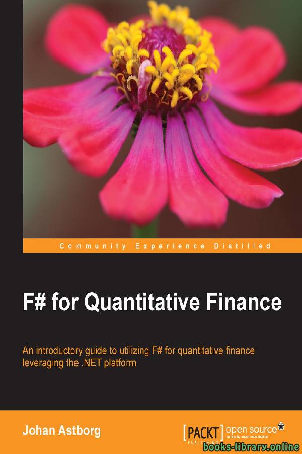 قراءة و تحميل كتابكتاب f# for quantitative finance PDF