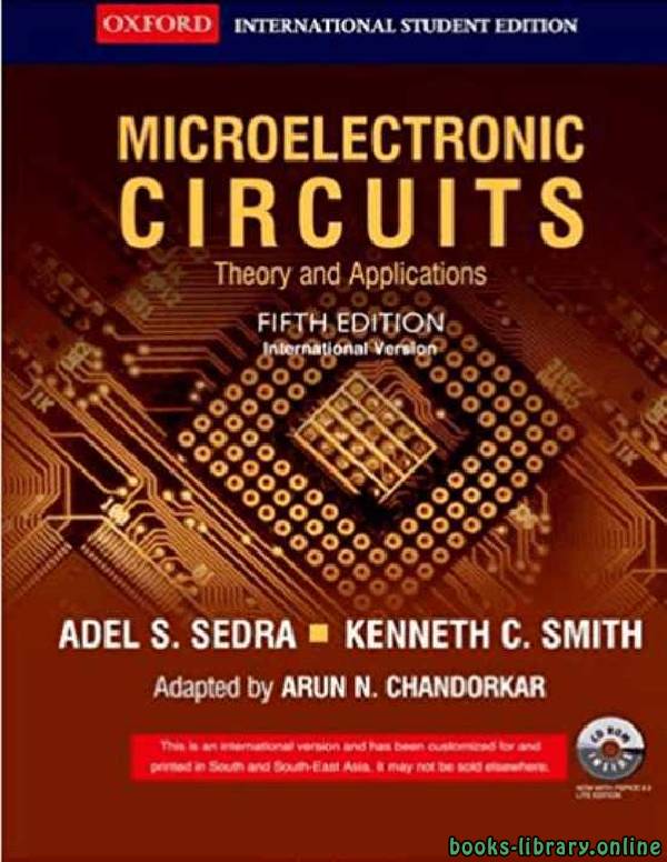 قراءة و تحميل كتابكتاب Microelectronic Circuits 5th Edition PDF
