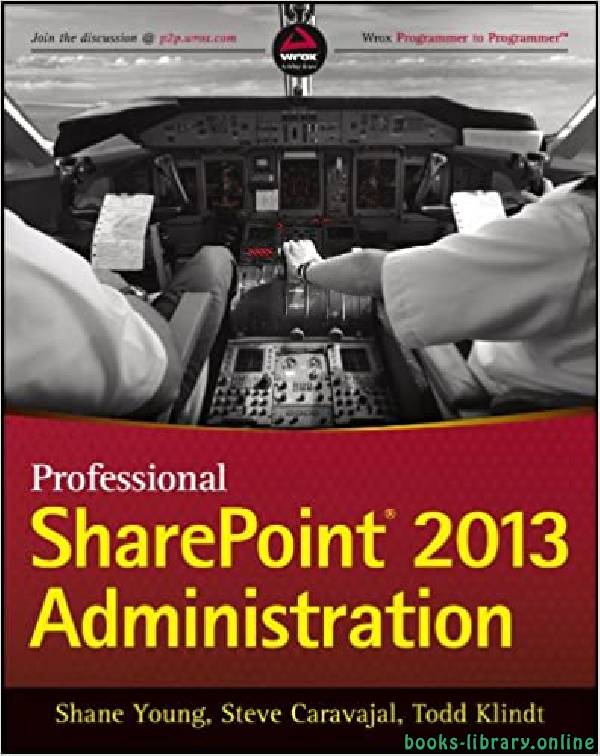 ❞ كتاب Professional SharePoint 2013 Administration ❝  ⏤ شين يونغ