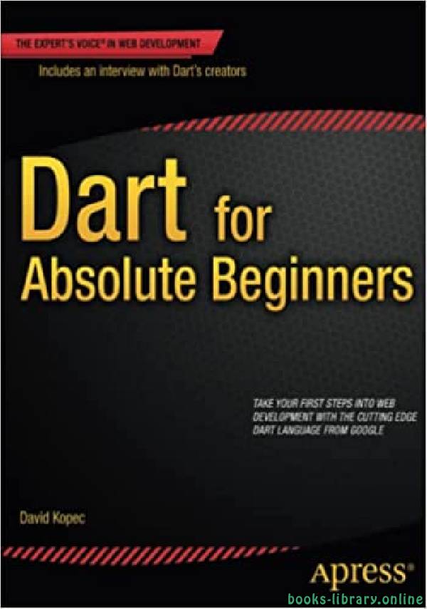 قراءة و تحميل كتابكتاب Dart for Absolute Beginners PDF