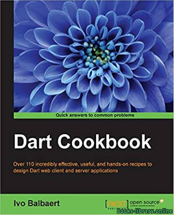 قراءة و تحميل كتابكتاب Dart Cookbook PDF