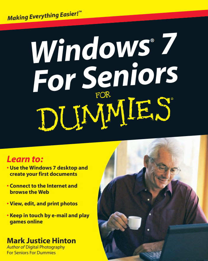 ❞ كتاب Windows 7 For Seniors For Dummies ❝  ⏤ Mark Justice Hinton