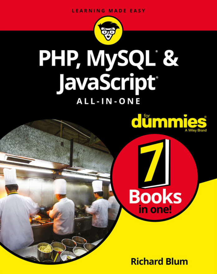 قراءة و تحميل كتابكتاب PHP, MySQL & JavaScript All-in-One For Dummies PDF
