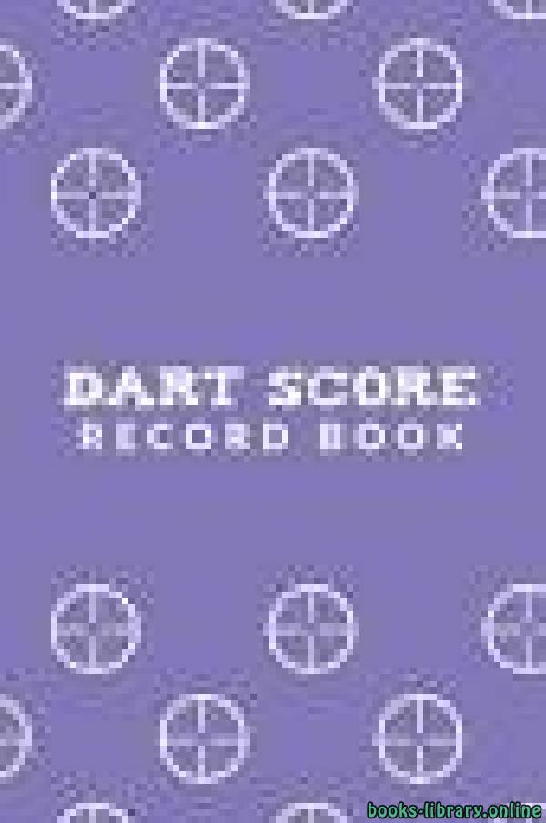 ❞ كتاب Dart Score Record Book ❝  ⏤ مجلة دارت ماستر