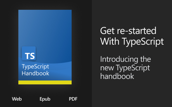 ❞ كتاب TypeScript handbook ❝  ⏤ دليل مرجعي(Handbook)