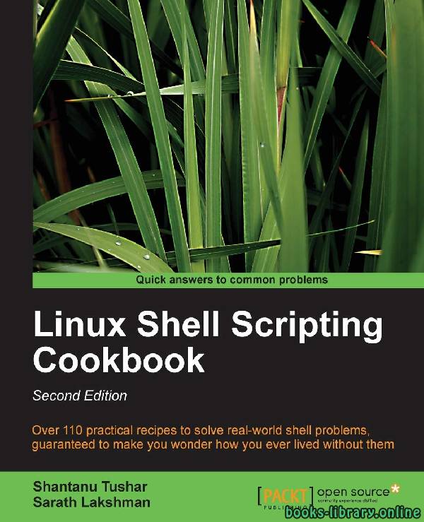 ❞ كتاب Linux Shell Scripting Cookbook, Second Edition ❝  ⏤ ساراث لاكشمان