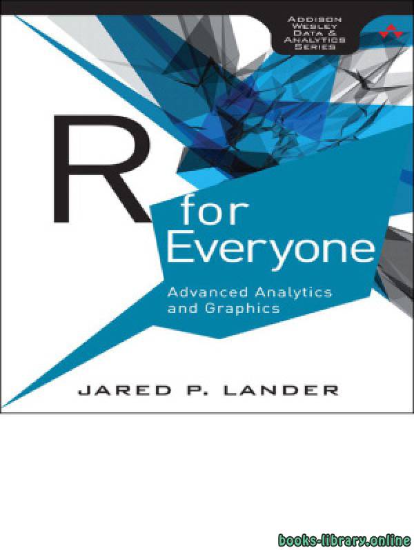 قراءة و تحميل كتابكتاب r لجميع التحليلات والرسومات المتقدمة الاصدار الاول PDF