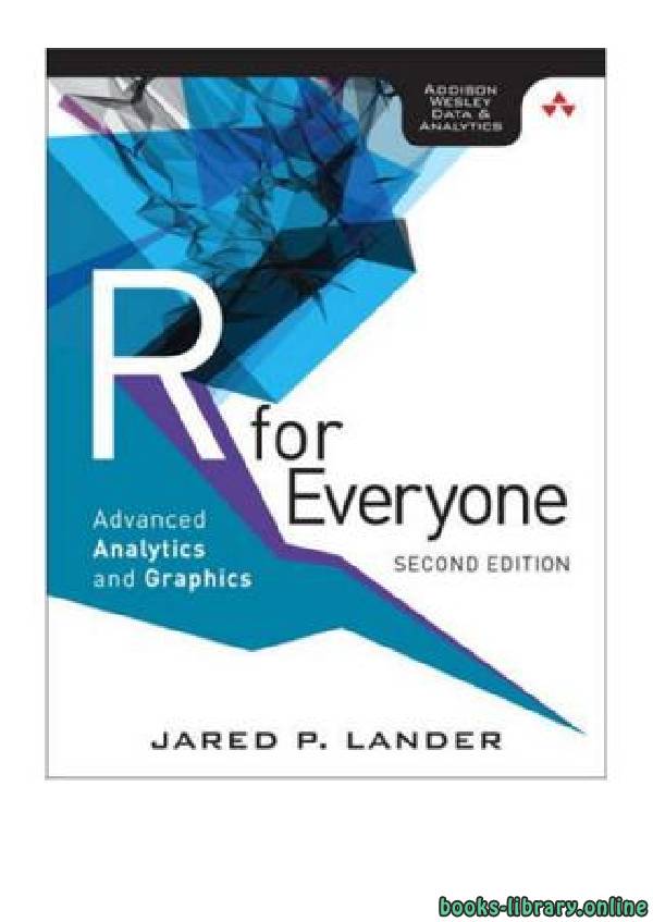 قراءة و تحميل كتابكتاب r لجميع التحليلات والرسومات المتقدمة الاصدار الثاني PDF