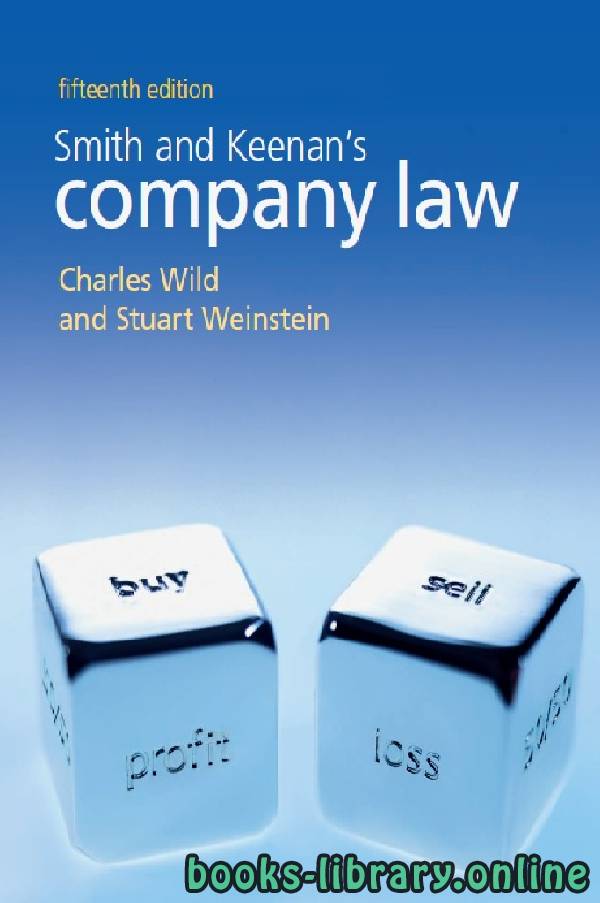 Smith and Keenan’s COMPANY LAW Fifteenth Edition part 1 text 15