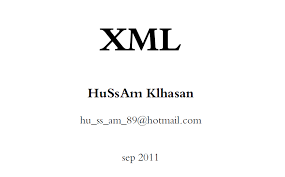 ❞ كتاب عن ال XML ❝ 