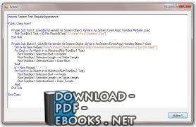 قراءة و تحميل كتابكتاب الشامل والوافي عن الأداة RichTextBox PDF