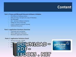 قراءة و تحميل كتابكتاب Microsoft Genuine Software Initiative Office Genuine Advantage Notifications PDF