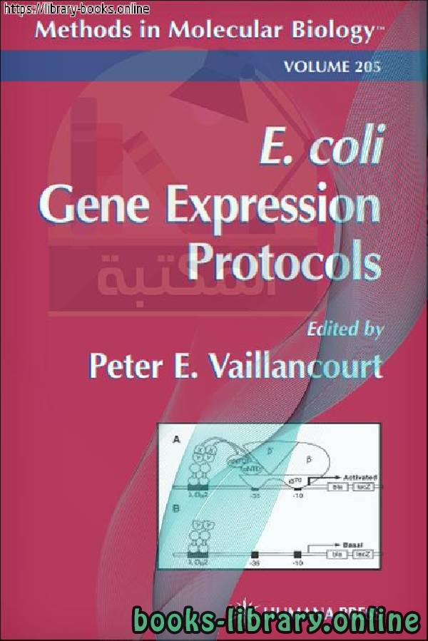 قراءة و تحميل كتابكتاب Methods in Molecular Biology Expression Protocols PDF