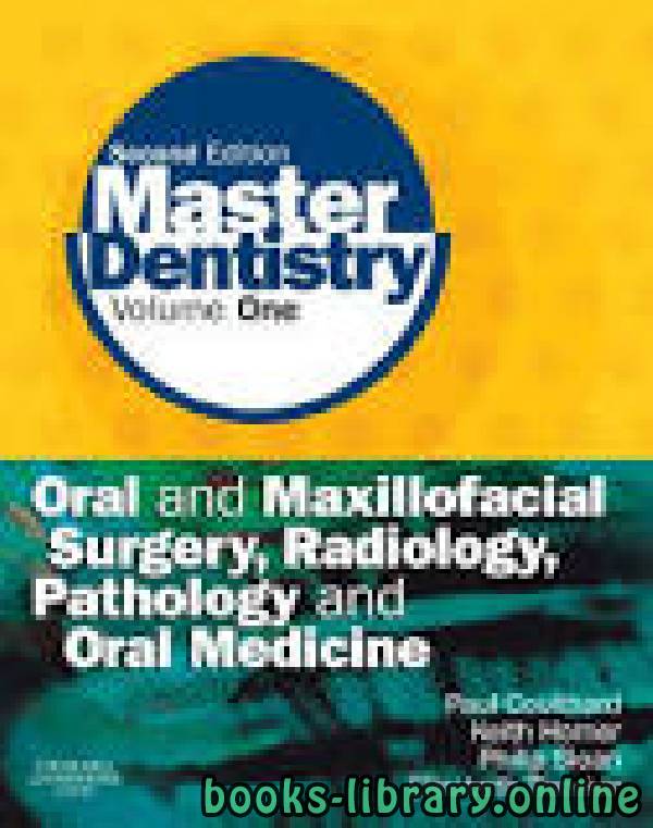 ❞ كتاب Master Dentistry ❝  ⏤ بول كولتارد
