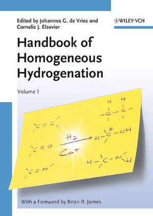 ❞ كتاب The Handbook of Homogeneous Hydrogenation : Frontmatter ❝ 