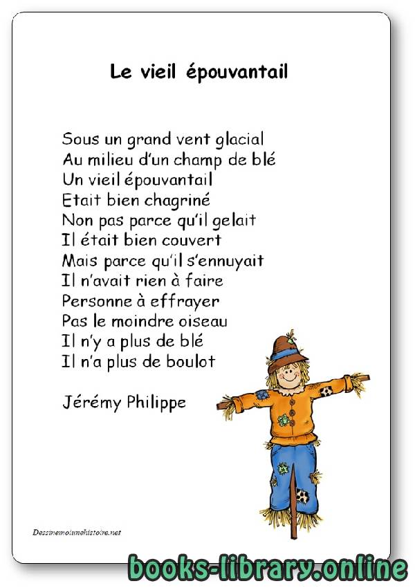 ❞ ديوان Le vieil épouvantail ❝  ⏤ Jérémy Philippe