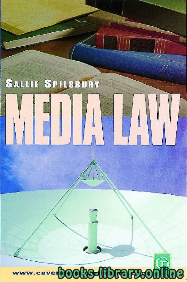 ❞ كتاب MEDIA LAW CHAPTER 9 ❝  ⏤ سالي سبيلسبري