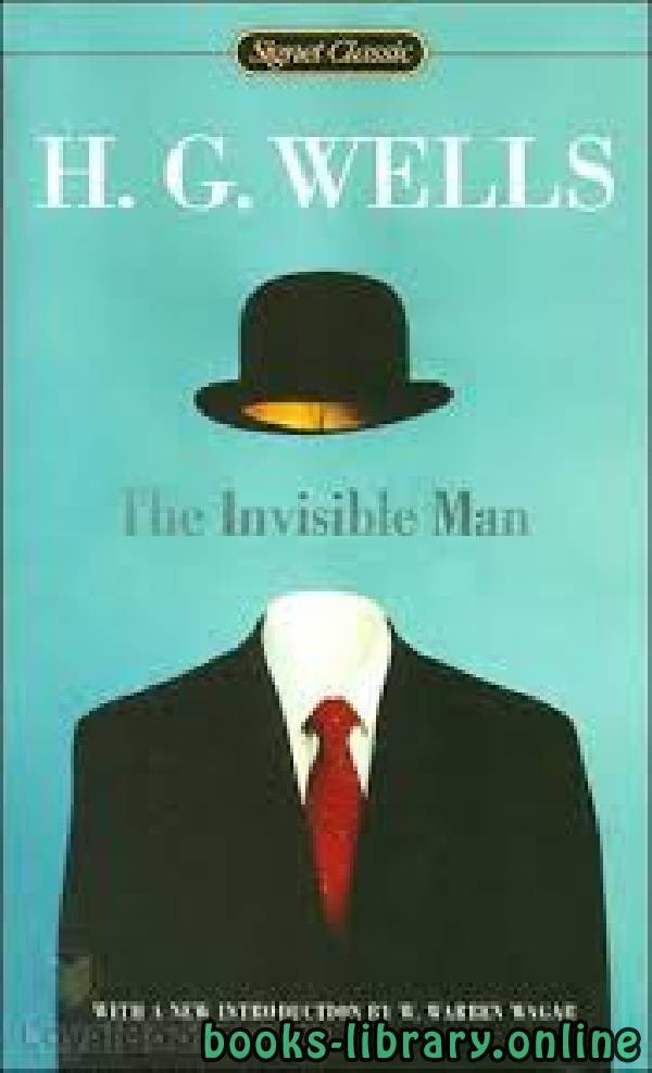 ❞ قصة The Invisible Man ❝  ⏤ H.G. Wells