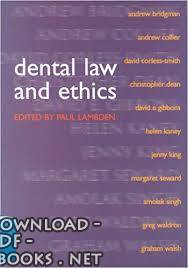قراءة و تحميل كتابكتاب Dental Law and Ethics PDF