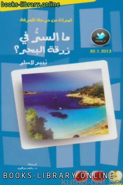 ❞ كتاب ما السرُّ في زرقة البحر؟ ❝  ⏤ بّيير لاسلو