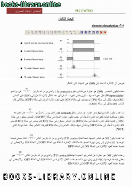 قراءة و تحميل كتاب البحث الثالث(PLC FATEK) PDF