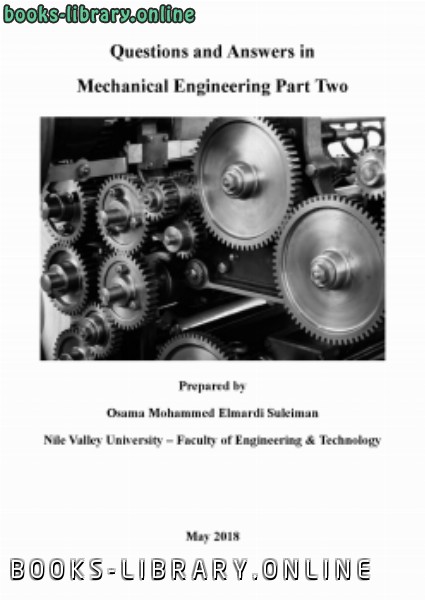 Questions and Answers in Mechanical Engineering Part Two