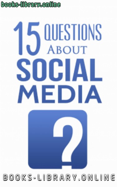 ❞ كتاب 15 Questions About Social Media ❝  ⏤ Massimo Moruzzi
