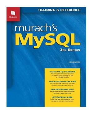 قراءة و تحميل كتاب Murach's MySQL (3rd Edition) PDF