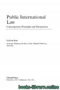 Public International Law Contemporary Principles and Perspectives text 10 